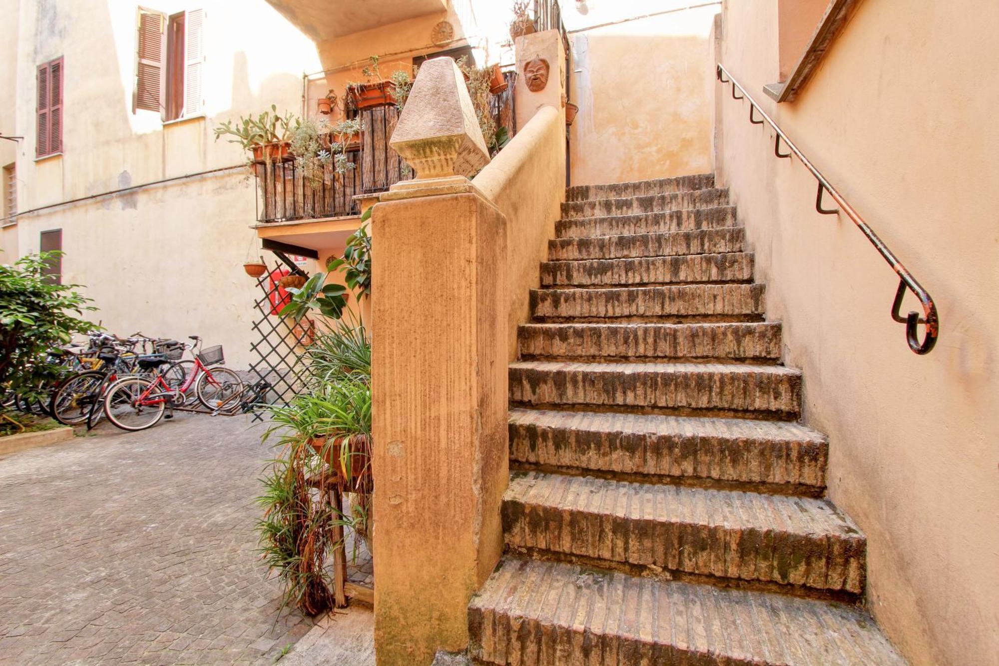 Campo De Fiori - Loft In Originario Anfiteatro Romano מראה חיצוני תמונה