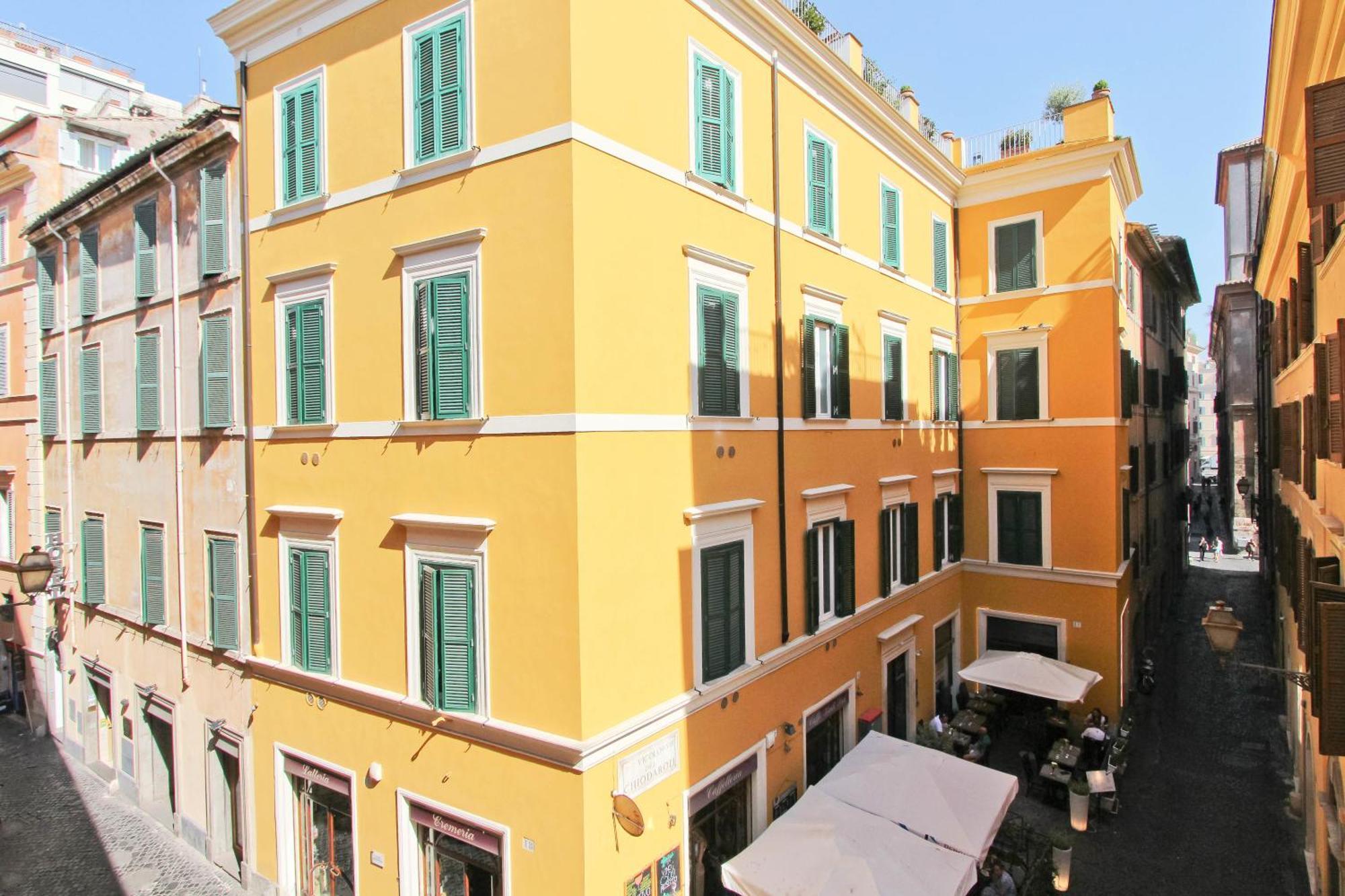 Campo De Fiori - Loft In Originario Anfiteatro Romano מראה חיצוני תמונה